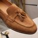 Business Men's Suede Genuine Leather Tassel Casual Slip-On Luxury Brown Loafers Wedding Shoes_vogvips.com