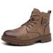 European Warm Series New Casual With Cotton Lining, Warm Martin Trendy Versatile Work Boots, Men's Shoes_vogvips.com