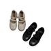 Retro Lightweight Sports Casual For Women Cross Straps, Round Toe, Suede, Thick Sole, Comfortable Mary Jane Shoes With_vogvips.com
