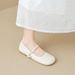 French Mary Jane Shoes Women's Word With Shallow Mouth Ballet Shoes Flat Shoes Women_vogvips.com