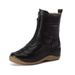 Thick-Soled Genuine Leather Snow 2025 Autumn Winter New Style Fleece-Lined Thickened Non-Slip Women Wedge Heel Women's_vogvips.com