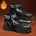 Men's Winter Fleece-Lined High-Top Martin Boots, Men's Work Shoes, Trendy And Versatile, Thick Sole, Extra Thick Warm Co_vogvips.com