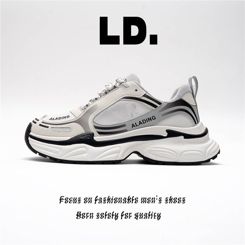 Summer Trendy Thick-Soled Retro Dad Shoes For Men, Breathable Sports Casual Shoes, Versatile_vogvips.com