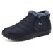 Cross-Border Couple Style Large Size Snow With Fleece Lining Thickened Cotton Polyurethane Warm Short Boots Cold-Proof_vogvips.com