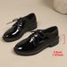 British Style Women's Lace-Up Loafers Plus Size Round Toe Dress Shoes Retro Style Spring Collection Size 43 Black Low Heel_vogvips.com