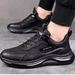 European Warm Series New Autumn Winter Men's Versatile Comfortable Casual Sneakers Low-top Simple Commuting Outdoor Leather Business Shoes_vogvips.com