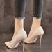 2025 Spring New Pointed Toe Patent Leather Solid Color Slip-On Shallow Mouth High Heels Commuting Interview French Style_vogvips.com
