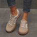 Mix Color Women's Autumn Sneakers Fashion Splicing Flat Heel Vulcanized Female Lace-Up Non-Slip Pu Leather Casual Shoes_vogvips.com