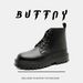 Retro Martin Boots Thick-soled Heightening Outdoor Hiking Tooling Boots High-top Lace-up Round-head Locomotive Boots_vogvips.com
