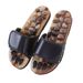 Natural Pebbles Acupressure Slippers Feet Care Rotating Massage Stone Sandals Anti-slip Adjustable Foot Massager Shoes_vogvips.com