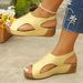 Summer Party Shoes Slides Ladies Wedge Sandals Woman Non-Slip Footwear Women Slippers Female_vogvips.com