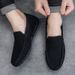 SHLIANG Men's Casual Sport Shoes British Style Bean Bean Slip-On Loafers Versatile Comfortable Breathable Rubber Sole Shoes X0016_vogvips.com