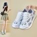 Dad Shoes Female Student Sports And Leisure Street Shoes Mesh Breathable Heightening Shoes_vogvips.com
