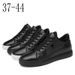 Board Shoes Invisible Inner Height Increase Student Men's Shoes Round Head Mirror Leather Board Shoes Men_vogvips.com