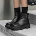 Men's Martin 2025 New Style Cool Black Autumn Winter British High-top Leather Thick-soled Work Boots_vogvips.com