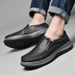 Men's Shoes Loafer Layer Men's Casual Leather Shoes_vogvips.com