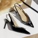 High Heels Women's Stiletto Temperament French Fashion Nude Not Tired Feet Pointed Rhinestones Empty Shoes_vogvips.com