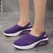 Large Ize Woven Bun Toe Ingle Hoe For Women In Ummer Emi Trailer Lightweight Air Cuhion Back Trap Andal_vogvips.com