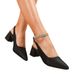 Women's sandals with pointed satin back strap wrapped back_vogvips.com