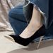 Elegant Pointed-Toe Slip-On High Heels For Women - 6-8cm Chunky Heel, Breathable PU Upper, Non-Slip Rubber Sole, Comfortable Lining_vogvips.com