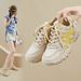 Daddy Shoes Female Student Sports Running Mesh Breathable Casual Height-increasing Shoes_vogvips.com