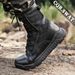 Second Hair Combat Boots Mountaineering Hiking Camping Tactical Boots Training Shoes Black_vogvips.com