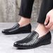 New Fashion Casual Loafers For Lightweight Slip-On Large Size Men's Leather Men Shoes_vogvips.com