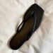 Cowhide Version ~ European And American Niche Woven Strap Clip-Toe Flip-Flops For Women, Outdoor Wear, 2025 Summer Fashion Flat Sandals_vogvips.com