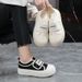 Cut Canvas 2024 Spring And Autumn Nw Thick-sold Vrsatil Sports Casual Biscuit Shos Popular Big-tod Ugly-cut_vogvips.com