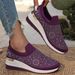 Orange Rhintone Casual Sneakers Breathable Wedge Women Lightweight Slip On 2024 New Comfortable Spring Mh Sports_vogvips.com
