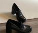 High-heeled Loafers Women's Small Leather Shoes Women's Simple One-pedal Commute Silent_vogvips.com