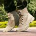 European Warm Series Martin Summer High Top Breathable Korean Style Casual Work Boots Trendy Versatile Men's Outdoor Shoes_vogvips.com