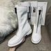 Martin For Women Ghost Emperor Guidi 2025 New Autumn Winter Genuine Leather British Style Front Zipper Short Mid-Calf_vogvips.com