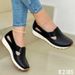 plus Size Women's Casual Fashion Shoes Thick Soled Comfortable Flat round Toe Slip on European American Style_vogvips.com