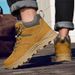 New Anti-splashing Water Mid-top Warm Outdoor Hiking Shoes Hiking Shoes_vogvips.com