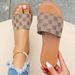 SHLIANG Summer New Comfortable And Lightweight Flat Shoes Women Fashion Round Head Beach Casual Slippers For Women V0053_vogvips.com