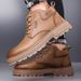 New Leather Spring Men's Shoes High-top Men's Heightening Tooling Martin Boots_vogvips.com