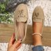 Women's Comfortable Loafers Slip-On Casual Shoes With Soft Rubber Sole For Spring Autumn (Navy, Brown, Pink, Gray, Black, White, Khaki)_vogvips.com