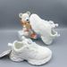 New Double-Mesh Leather 2026 Children's Rotating Buckle Casual Running Shoes For Older Children School White Sneakers_vogvips.com