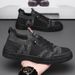 Luxury Men's Slip-On Sneakers Breathable Flyknit Mesh Lightweight Thin Summer Sports Casual Shoes Trendy Affordable_vogvips.com