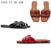 MS Women's Flat Slide Sandals - Breathable PU Leather Casual Slip-On Shoes With Anti-Slip Rubber Sole For Beach, Vacation & Daily Wear_vogvips.com