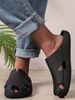 Men's Youth Mules New Spring And Summer Retro Slip-On Casual Loafers Waterproof Ultra-Soft Eva One-Piece Upper Half-Slip Flat Slippers_vogvips.com