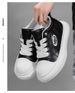 Invisible Heightening Thick-soled Casual Board Shoes Men's Shoes Muffin Bottom Casual Round Head White Shoes_vogvips.com