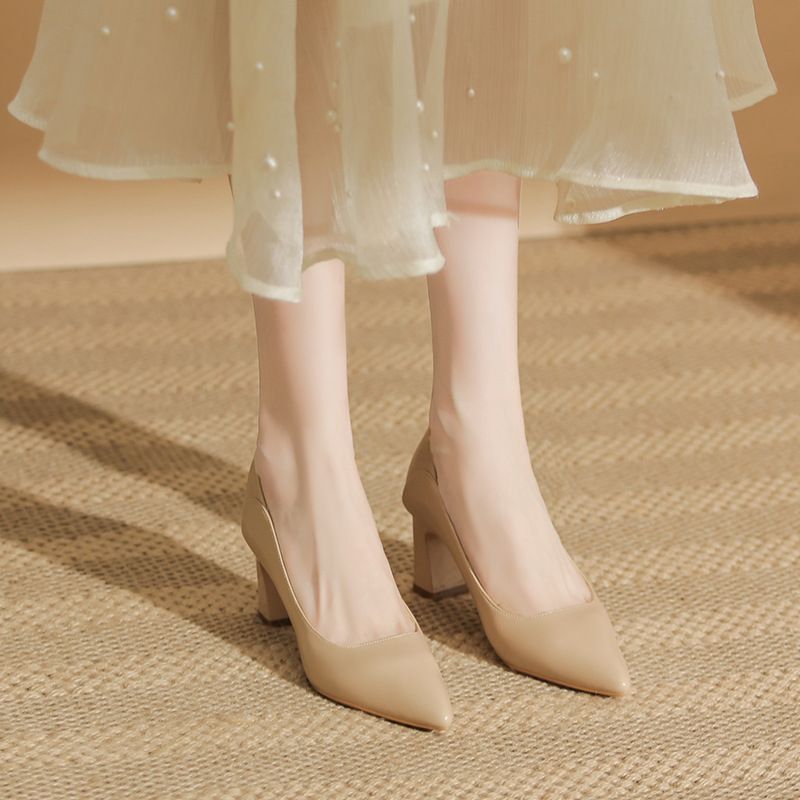 Women's Shoes High Heel Shoes, Classic Style Pump Elegant Basics Business Casual Business Chic Spring Daily Office Shoes_vogvips.com