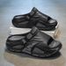 Men's Summer Water Sandals Thick Soled Outdoor Beach Driving Shoes Soft Feel One Strap Style_vogvips.com