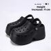 Women's Summer Platform Sandals High Heels Breathable Non Slip Thick Sole Two Way Design Beach Style Shoes_vogvips.com