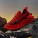 New Hollow Fried Dough Twists Thick Soled Fly Woven Mesh Surface Light Breathable Casual Sports Couple For Men And Women_vogvips.com