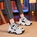 755 Winter New Korean Style Height-Increasing Casual Dad Thick-Soled Wedge Student Versatile Color-Block Women's Shoes_vogvips.com