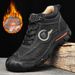 New high-top cotton-padded shoes men's shoes high-top fleece-lined warm leather shoes outdoor sports waterproof casual shoes non-slip hiking shoes_vogvips.com