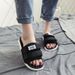 Slippers Women In Summer, New Style Outdoor Wear, Anti Slip One Line For Couples On The Beach, Korean Version, Instagram_vogvips.com